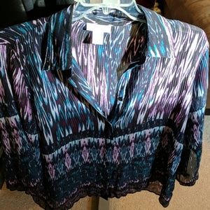 Dress Barn Multi Colored Blouse